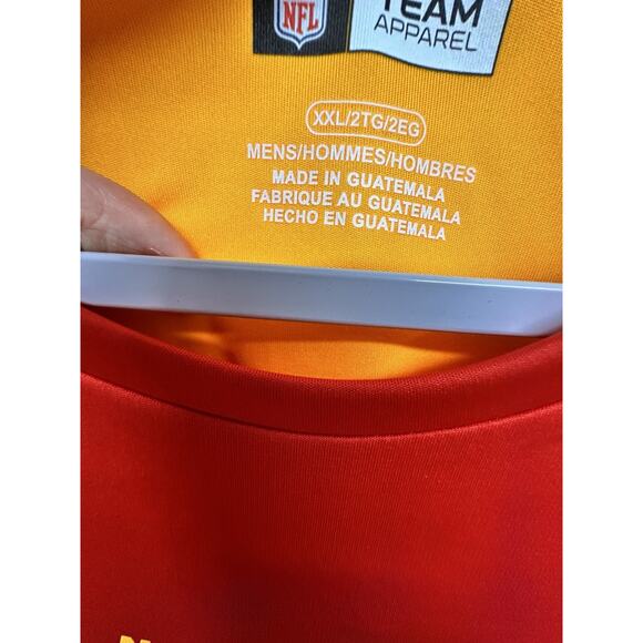 KANSAS CITY CHIEFS MENS XLARGE ATHLETIC SHIRT RED GOLD NFL NWT - Picture 3 of 8